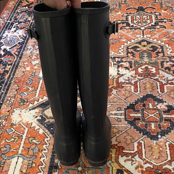 Hunter Original Tall Rain Boots Navy | Women’s Size 8 - Picture 4 of 7